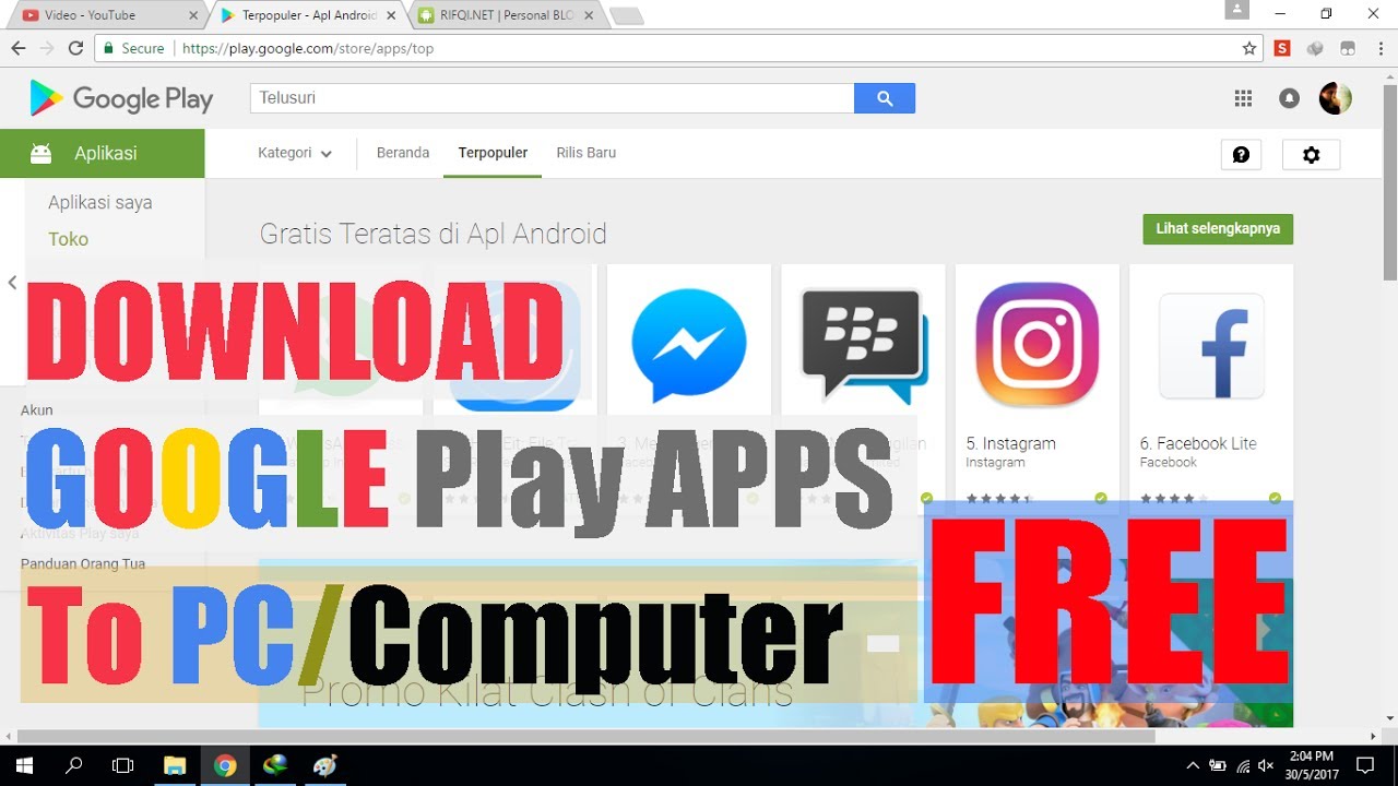 download play store on laptop